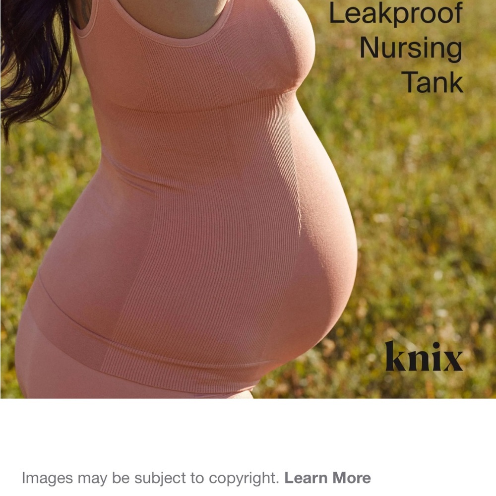 Knix Leakproof Nursing Tank in White NWOT Size L - Never Worn